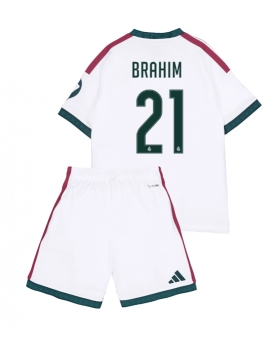 Real Madrid Brahim Diaz #21 Maglia Gara Casa Repliche 2026-27 Bambino Maniche Corte